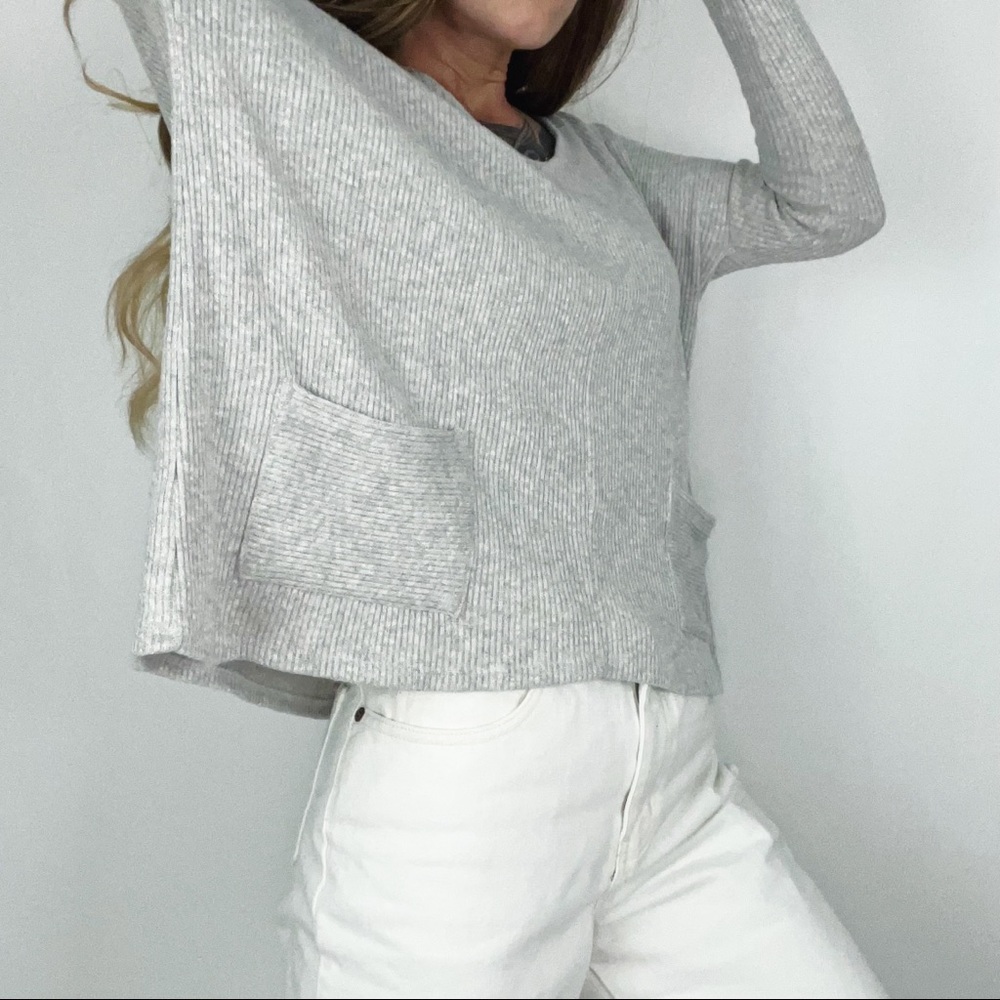 BDG Wide-Cut Rib-Knit Top | Size XS